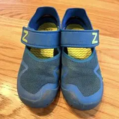 New Balance キッズサンダル 青/黄　21センチ