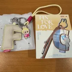 labubu PIN FOR LOVE シリーズアルファベットペンダント　F