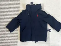 ラルフローレン　ネイビーフードジャケット12m80