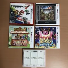 3DS まとめ売り 4点+収納ソフトクリアケース