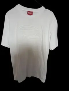 DIESEL エンボスロゴ Tシャツ ホワイト