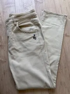 PEARLY GATES ゴルフパンツ ストレッチ ホワイト サイズ3 PGロゴ