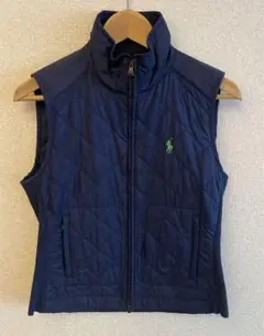 ラルフローレン　ポロゴルフ　ベスト　ダブルジップ　ジップアップ　ネイビー