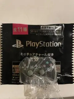 黒コントローラ PlayStation ミニチュアチャーム