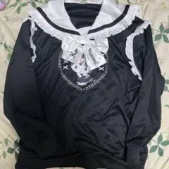 クロミ アベイル セーラー襟 トレーナー 黒