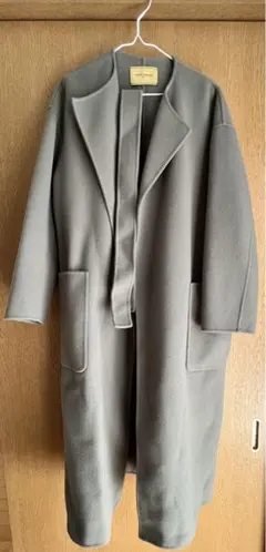 ユナイテッドアローズ ダブルフェイスノーカラーコート サイズ38