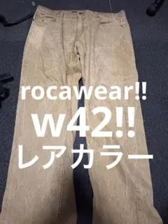 ROCAWEAR デニム 42W 90sロカウェア bboy HIPHOP 極太 - メルカリ