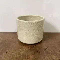 送料込【逢絢亭・新品】茶道具 七事式道具 聞香炉 白楽 貫入模様 丸形