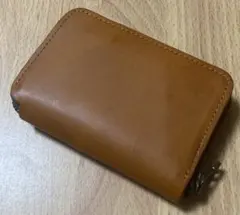 m+ エムピウ 小さい財布 ラウンドファスナーウォレット コニャック ゾンゾのサムネイル