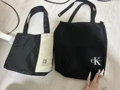 Calvin Klein ブラックショルダーバッグのサムネイル