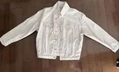 【クラシカルエルフ】デニムジャケット ベージュ XLサイズ オーバーサイズ