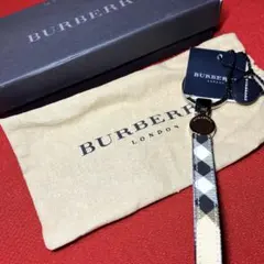 BURBERRY バーバリー　キーリング　未使用タグ付き　ノバチェック　ベージュ