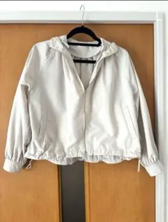 試着のみ ブルゾン ジャケット フード付き レディース M
