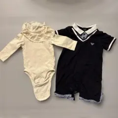 【ARMANI BABY 】【H&M BABY】　ロンパース2枚セット
