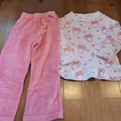 GU ミニー柄 パジャマ 上下セット130サイズ