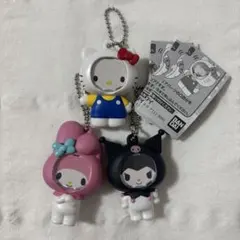 サンリオフォトフレームマスコット3つセット(キティ・マイメロ・クロミ)