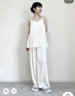 【新品未使用】gelato pique サテンフラワージャガード