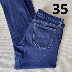 W35 UNIQLO ユニクロ ストレッチセルビッジスリムフィットジーンズ 赤耳
