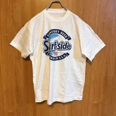 【未使用品】サントリービール　'95サーフサイド特製Tシャツ 綿100% 白　F