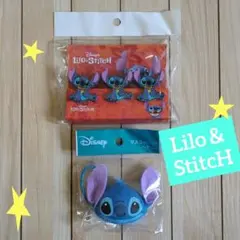 Disney Lilo & Stitch ニコニコクリップ＆ヘアゴム