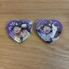 忍たま乱太郎 竹谷八左ヱ門 久々知兵助 ナンジャタウン ハート缶バッジ