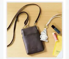 リンネル付録★ムーミンスマホショルダー&バックチャーム