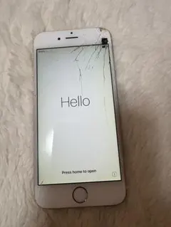 iPhone 6 ゴールド 64G ジャンク 画面割れあり