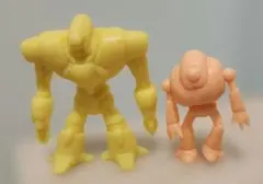 ドラ消し　黄色と肌色　美品 稀少(ロボット兵などセット)