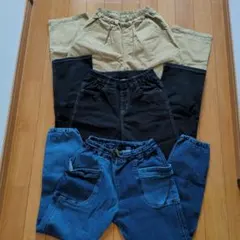 キッズパンツ 　１４０　3点セットのサムネイル