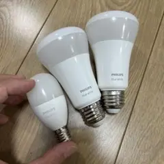 PHILIPS hue white e26 2個　e17 1個