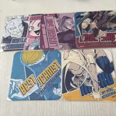 僕のヒーローアカデミア　原画展　アートコースター５枚セット