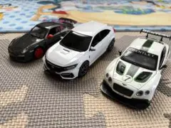 ミニカーセット ポルシェ911 ホンダシビック ベントレー