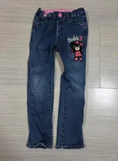 ダブルB　デニムパンツ　女の子　110　ミキハウス