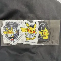 千葉ロッテマリーンズオリジナル 포켓몬 ワッペンステッカー