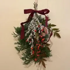 ドライフラワーリース インテリア