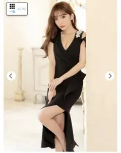 【新品】　キャバドレス ブラック 元値3,820円