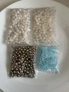 アクリル、ガラスビーズ　まとめ売り　約100g