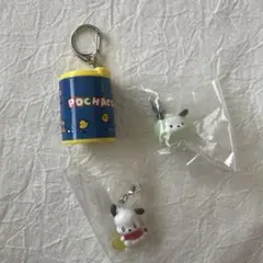 ポチャッコ　めじるしアクセサリー　なりきりまん　エモきゅん　コインシリンダー
