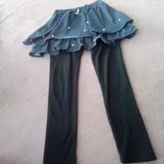 anyFAM フリル付きスカートレギンス 140