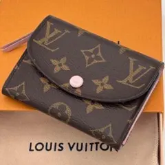 ルイヴィトン ポルトモネ・ロザリ モノグラム　ローズバレリーヌ　財布 正規品