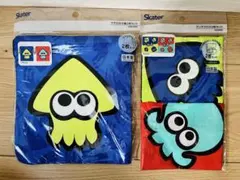 【新品未開封品】スプラトゥーン ランチクロス2枚セット＆マチ付き巾着2枚セット