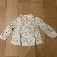 ZARA キッズ 花柄 ブラウス 長袖　美品