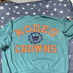 値下げしました！RODEO CROWNS スウェット ターコイズ