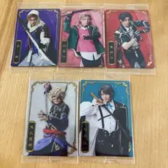 ミュージカル刀剣乱舞　刀ミュ ウエハース 松井江 鬼丸国綱 豊前江 村雲江 岩融