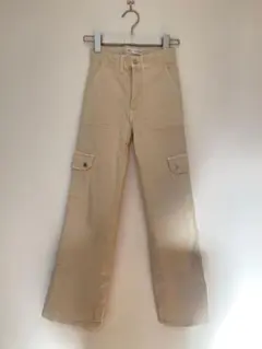 ZARA キッズ カーゴパンツ ベージュ 152cm