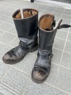 SENDRA 茶芯　エンジニアブーツ ビンテージ　クラスト　パンクス　ボロのサムネイル