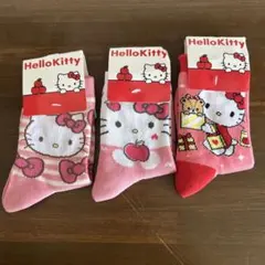 ハローキティ 3足セット 靴下 15〜20cm