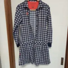 le coq sportif チェック柄ワンピース Mサイズ