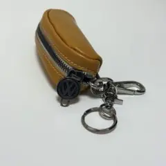 Volkswagen イエロー キーケース 本革