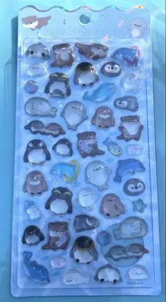 ボンボンドロップシール　水族館限定　海獣